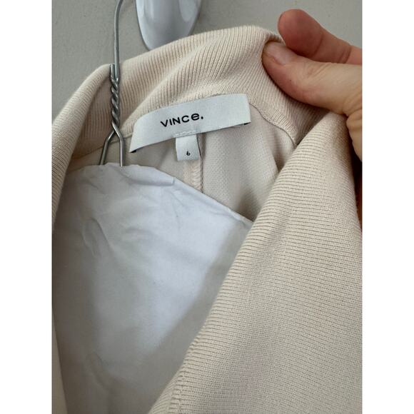 NWOT Women’s Vince Rugby Long Sleeve Dress in Off White SZ 6 - Picture 4 of 7